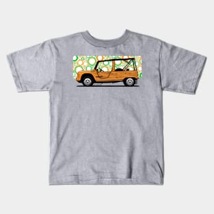 Classic french beach car Kids T-Shirt